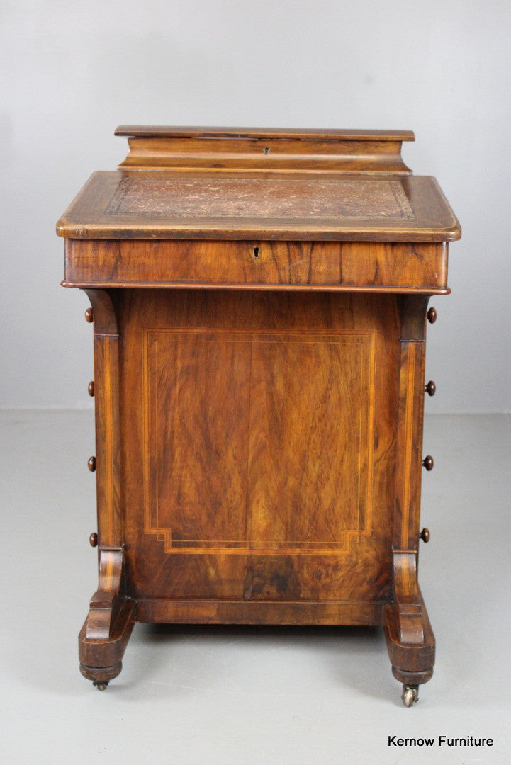 Victorian Walnut Davenport - Kernow Furniture