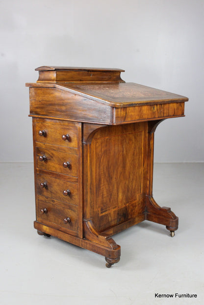 Victorian Walnut Davenport - Kernow Furniture