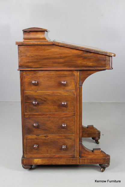 Victorian Walnut Davenport - Kernow Furniture