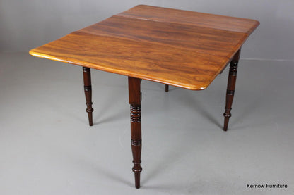 Mahogany Drop Leaf Table - Kernow Furniture