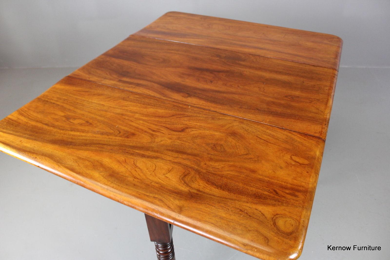 Mahogany Drop Leaf Table - Kernow Furniture