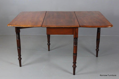 Mahogany Drop Leaf Table - Kernow Furniture