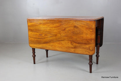 Mahogany Drop Leaf Table - Kernow Furniture