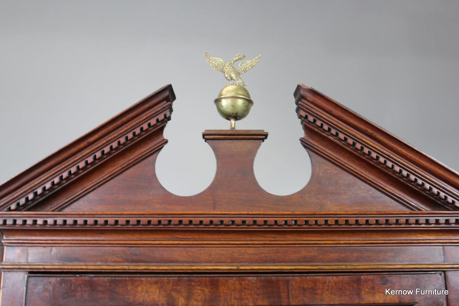 George III Inlaid Mahogany Hanging Cabinet - Kernow Furniture