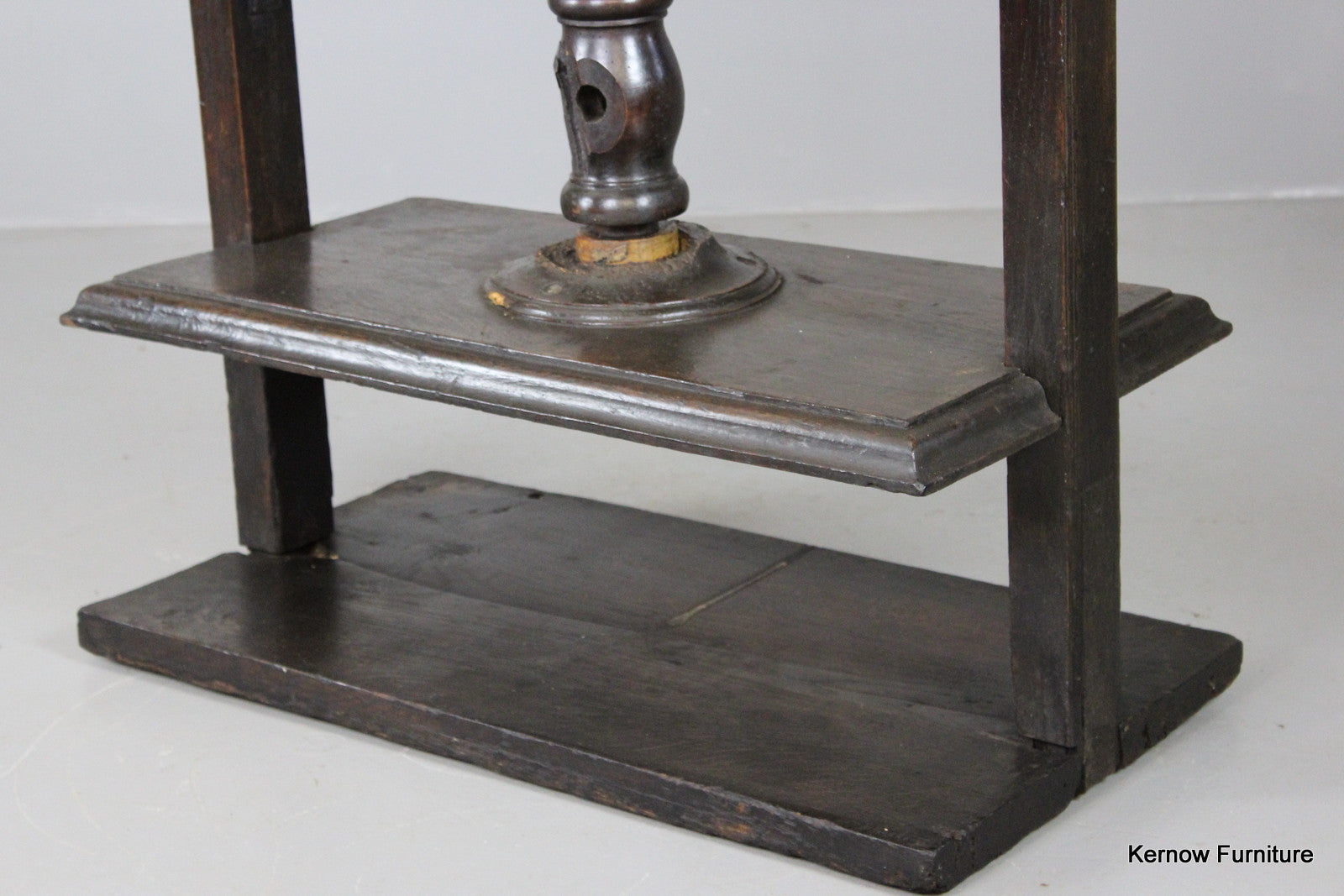 Large Antique Wooden Book Press - Kernow Furniture