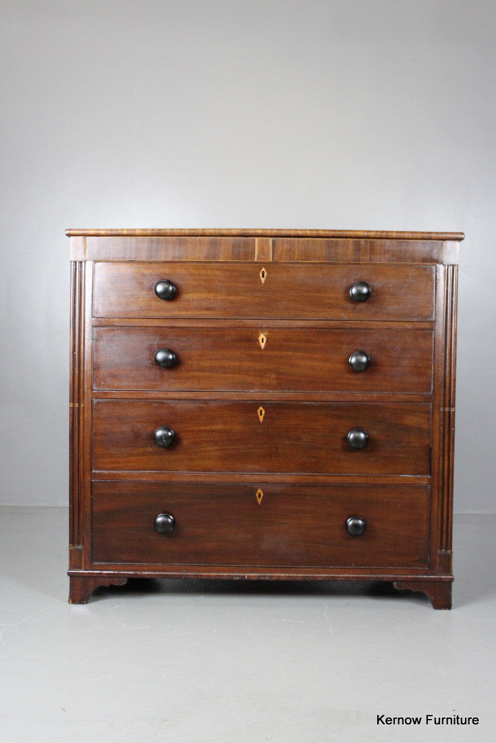 19th Century Mahogany Chest of Drawers - Kernow Furniture