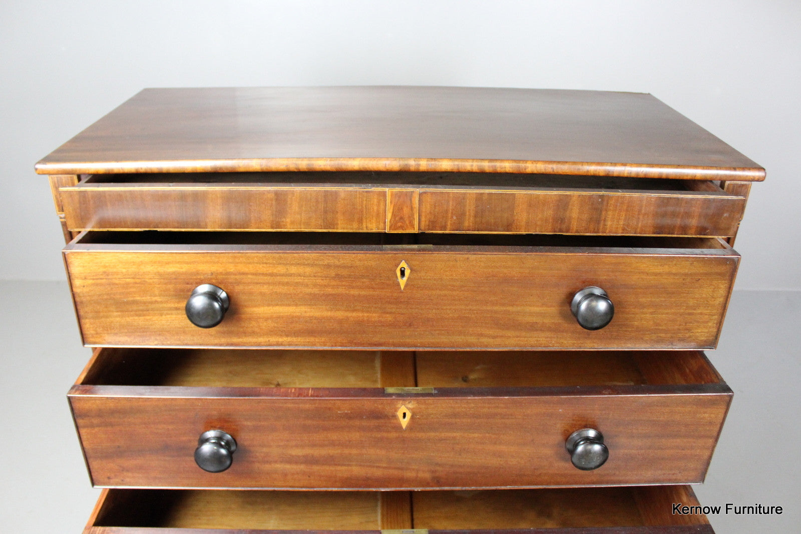 19th Century Mahogany Chest of Drawers - Kernow Furniture