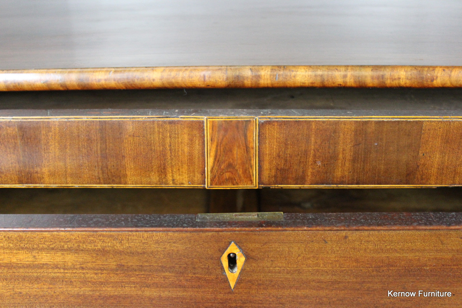 19th Century Mahogany Chest of Drawers - Kernow Furniture