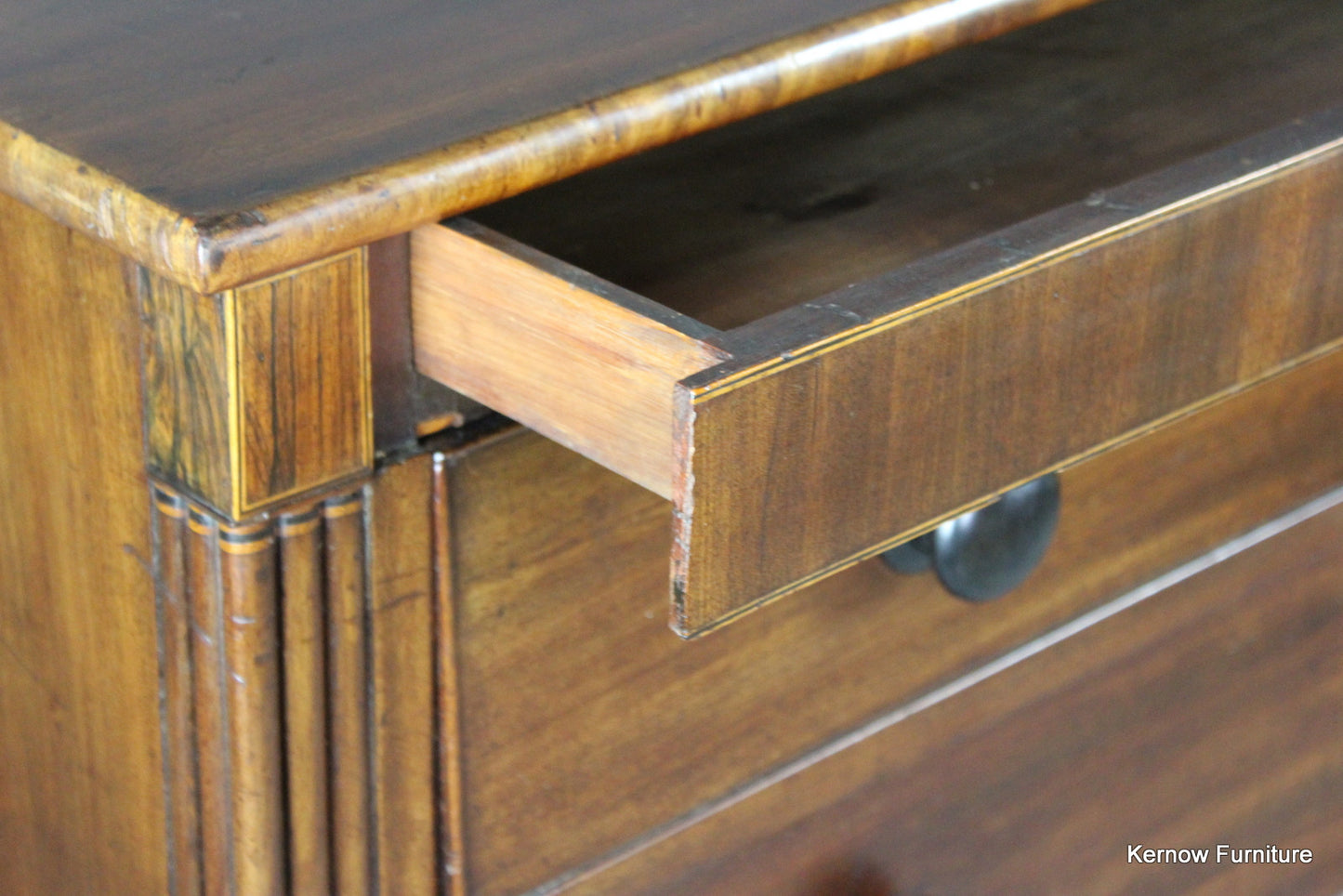 19th Century Mahogany Chest of Drawers - Kernow Furniture