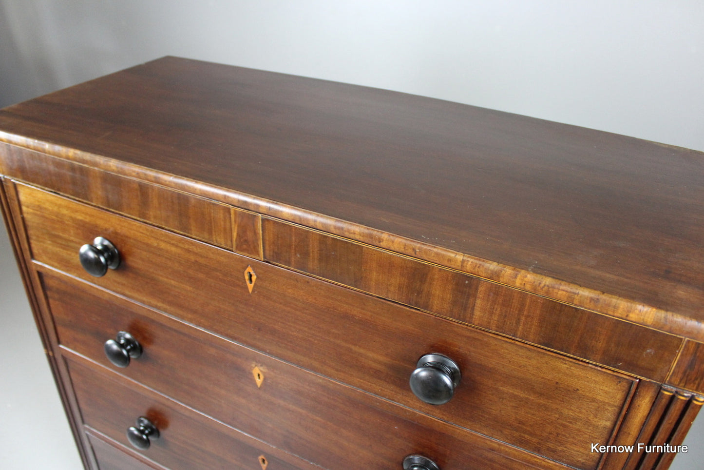 19th Century Mahogany Chest of Drawers - Kernow Furniture