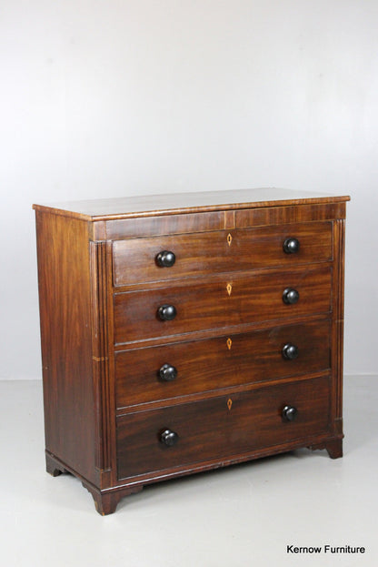 19th Century Mahogany Chest of Drawers - Kernow Furniture