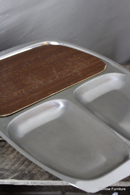 Stainless & Teak Board Tray - Kernow Furniture