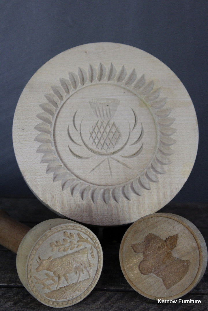 Wooden Butter Stamps - Kernow Furniture