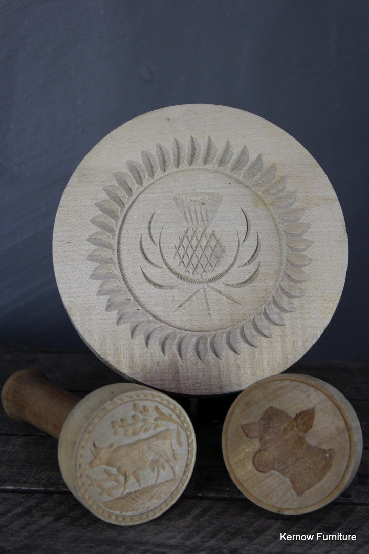 Wooden Butter Stamps - Kernow Furniture