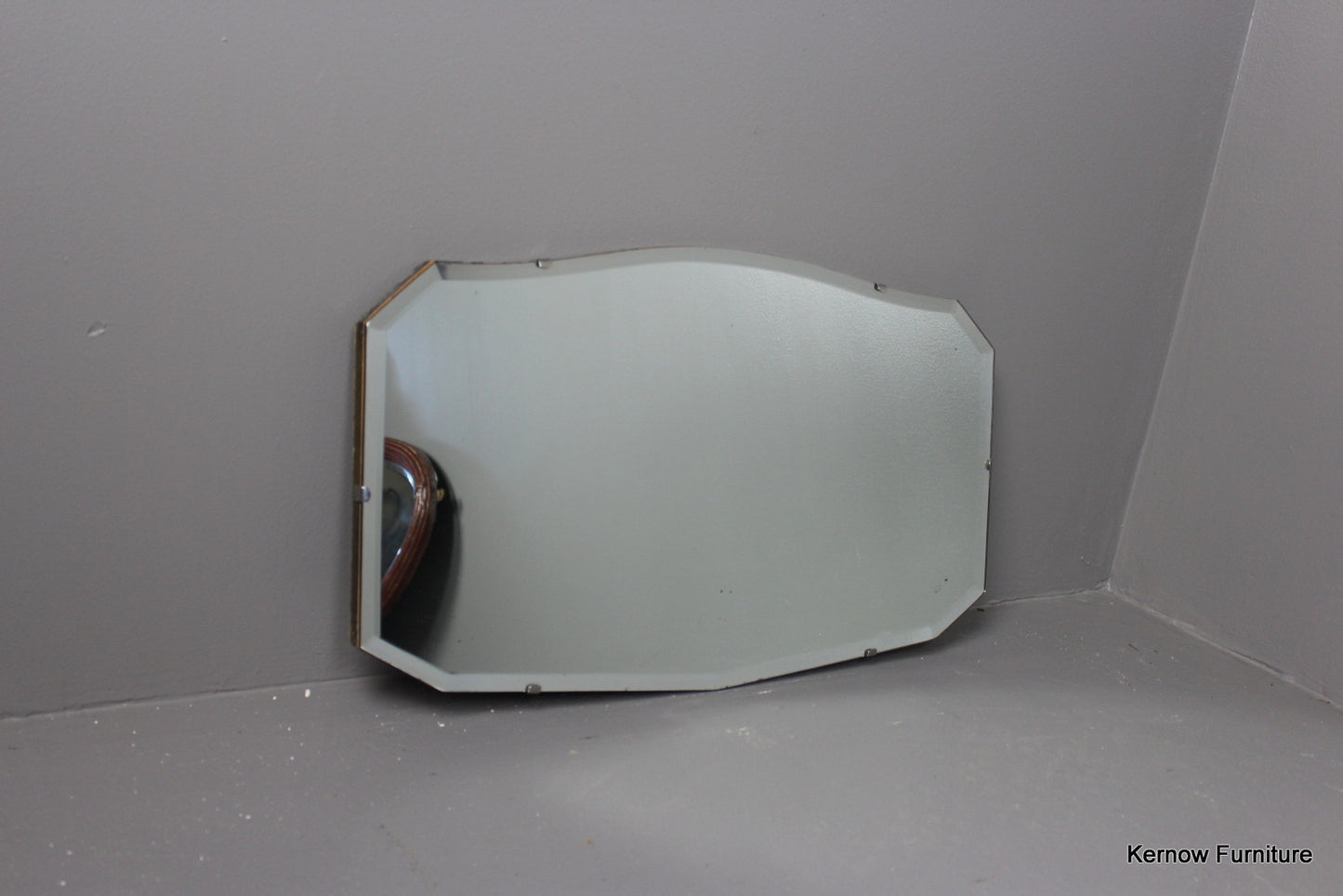 Vintage Frameless Wall Mirror - Kernow Furniture