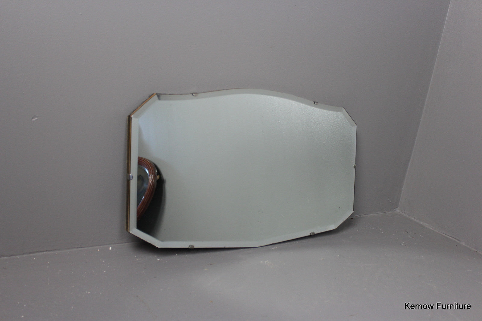 Vintage Frameless Wall Mirror - Kernow Furniture