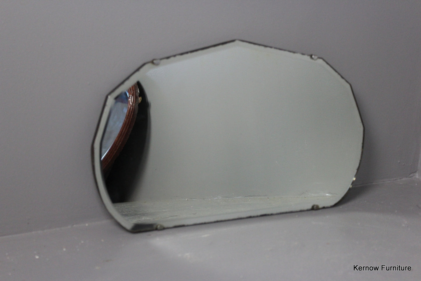 Vintage Bevelled Edge Mirror - Kernow Furniture