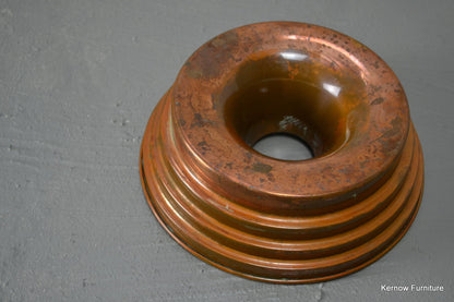 Vintage Copper Ring Jelly Mould - Kernow Furniture