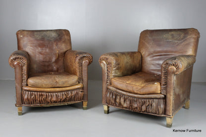 Pair French Armchairs - Kernow Furniture