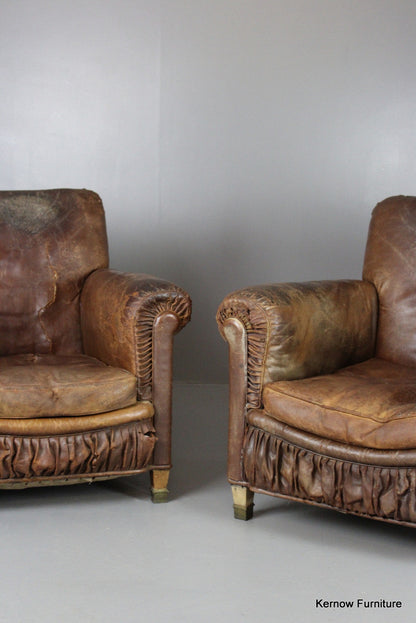 Pair French Armchairs - Kernow Furniture