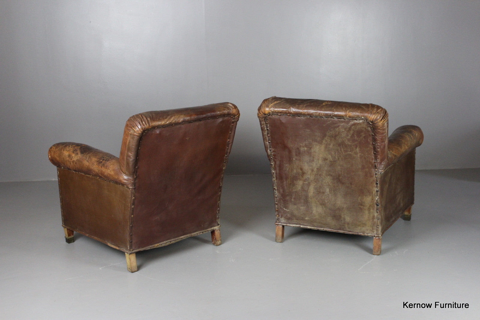 Pair French Armchairs - Kernow Furniture