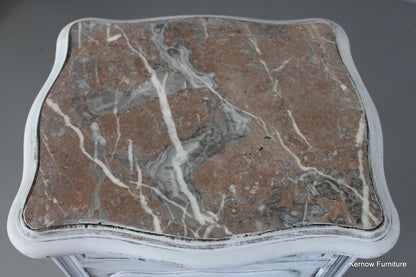 Painted French Bedside Cabinet - Kernow Furniture