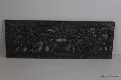 Carved African Decorative Panel - Kernow Furniture