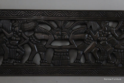 Carved African Decorative Panel - Kernow Furniture