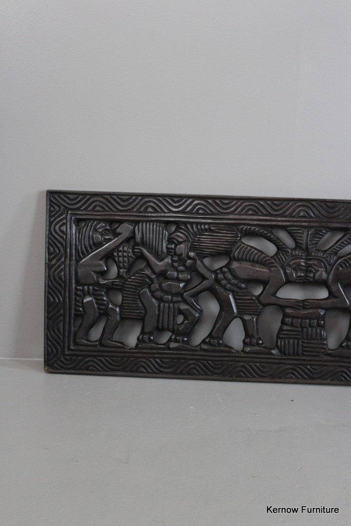 Carved African Decorative Panel - Kernow Furniture