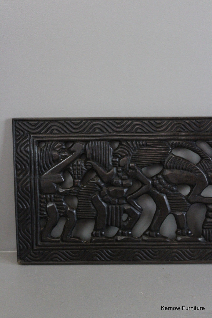 Carved African Decorative Panel - Kernow Furniture