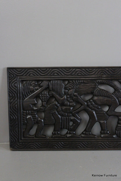 Carved African Decorative Panel - Kernow Furniture