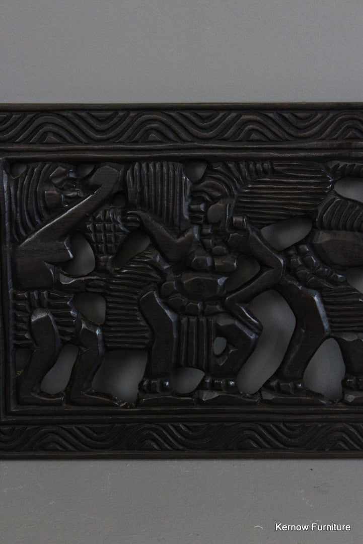 Carved African Decorative Panel - Kernow Furniture