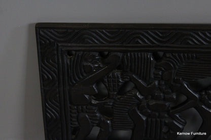 Carved African Decorative Panel - Kernow Furniture