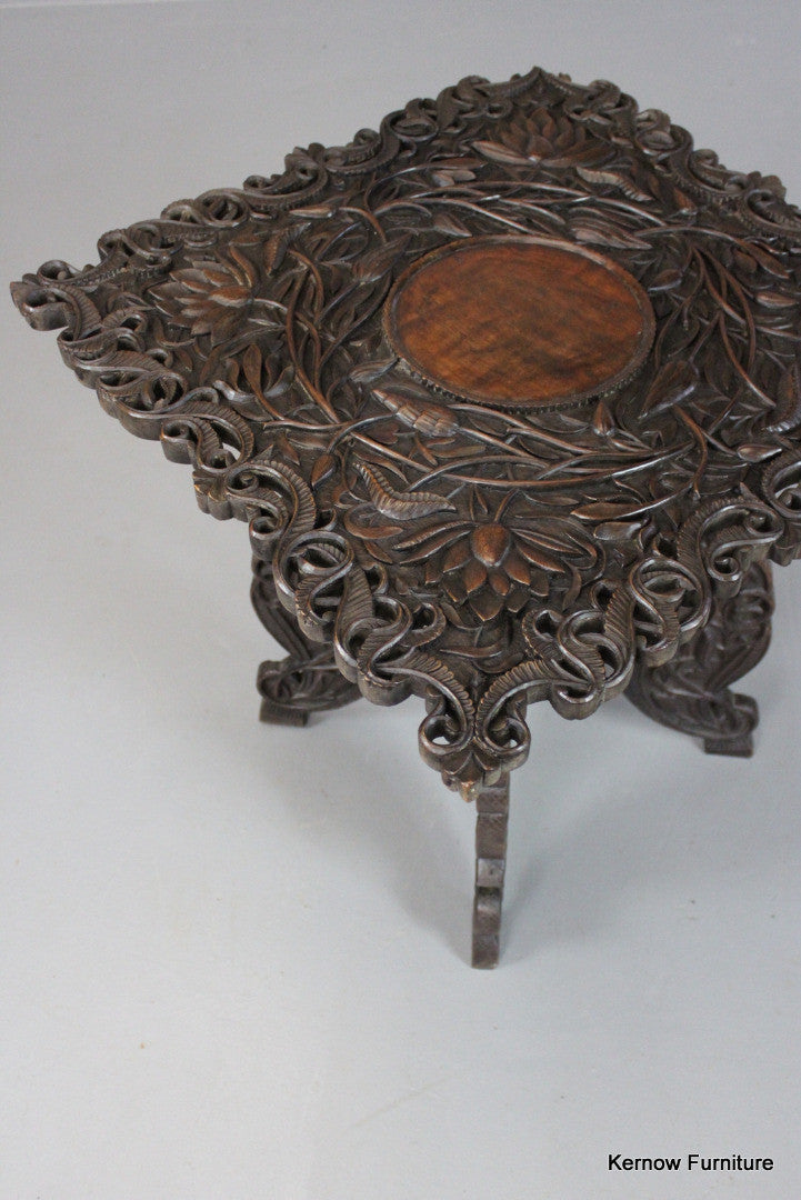 Antique Indian Side Table - Kernow Furniture