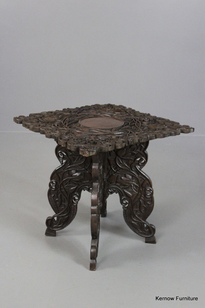 Antique Indian Side Table - Kernow Furniture