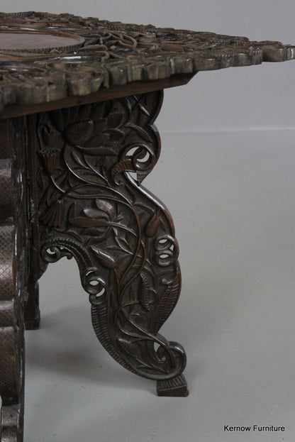 Antique Indian Side Table - Kernow Furniture