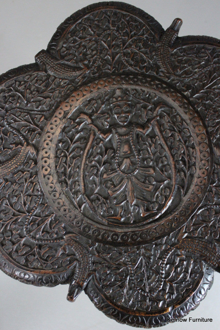 Carved Indian Table - Kernow Furniture