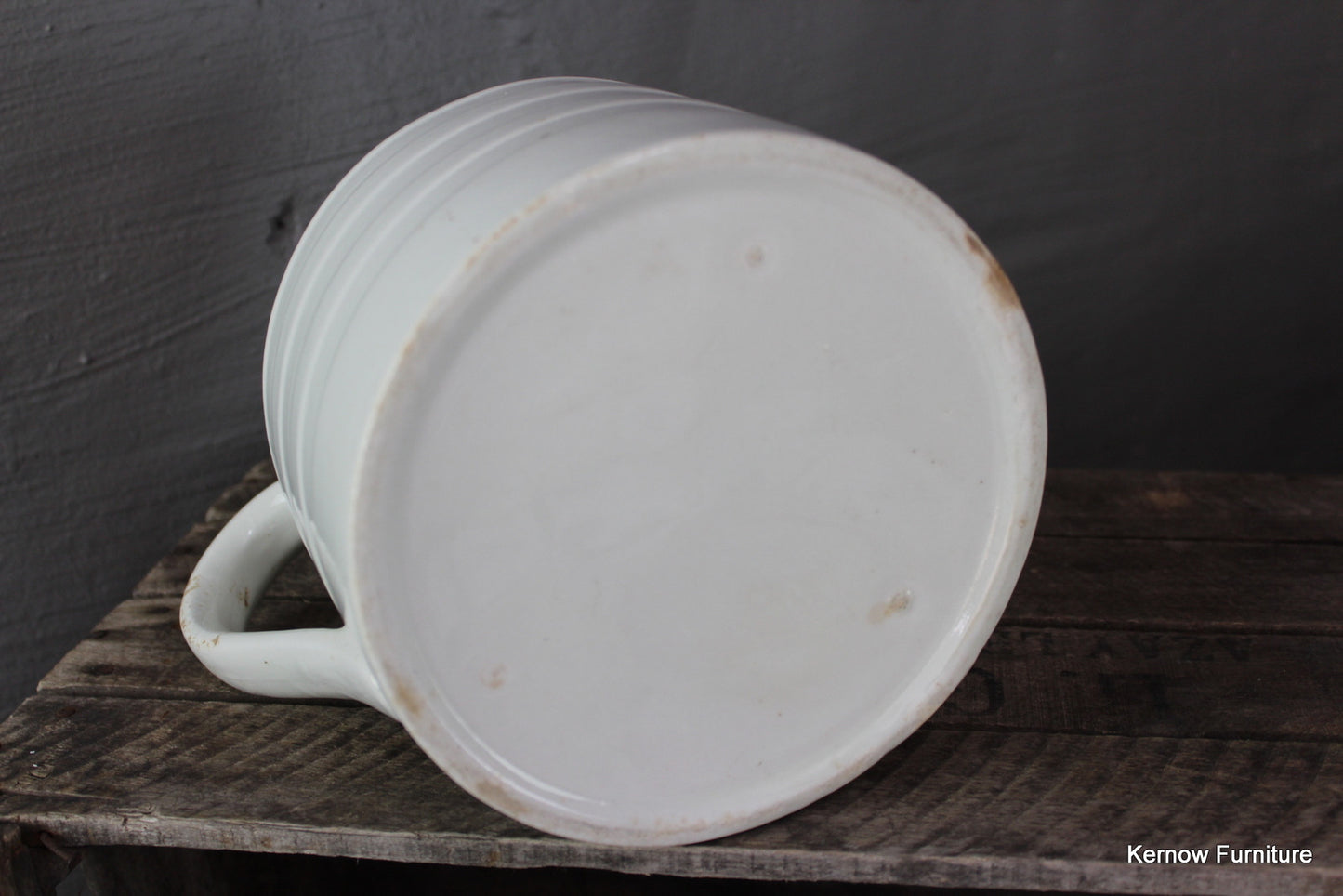 Large White Edwardian Milk Jug - Kernow Furniture