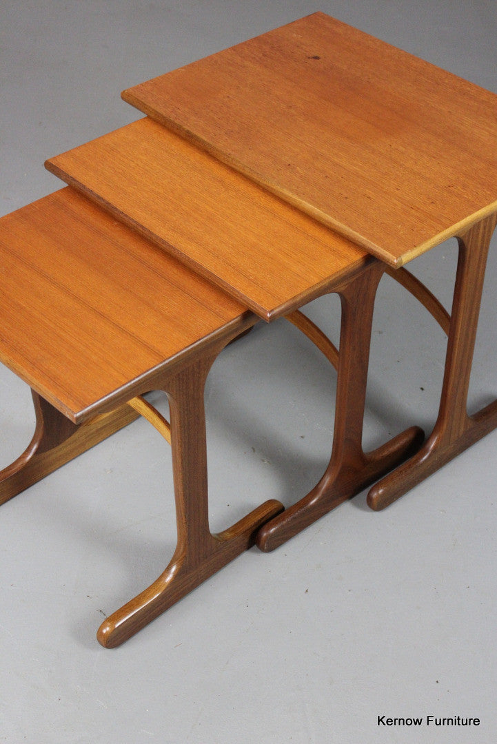 Retro G Plan Nest Tables - Kernow Furniture