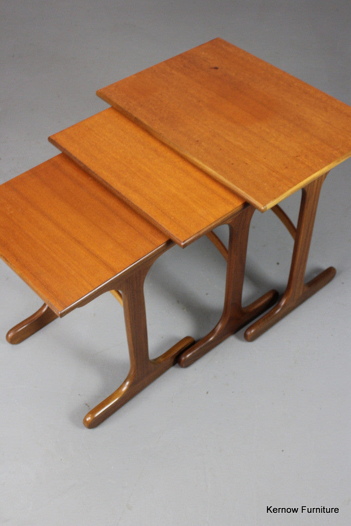 Retro G Plan Nest Tables - Kernow Furniture