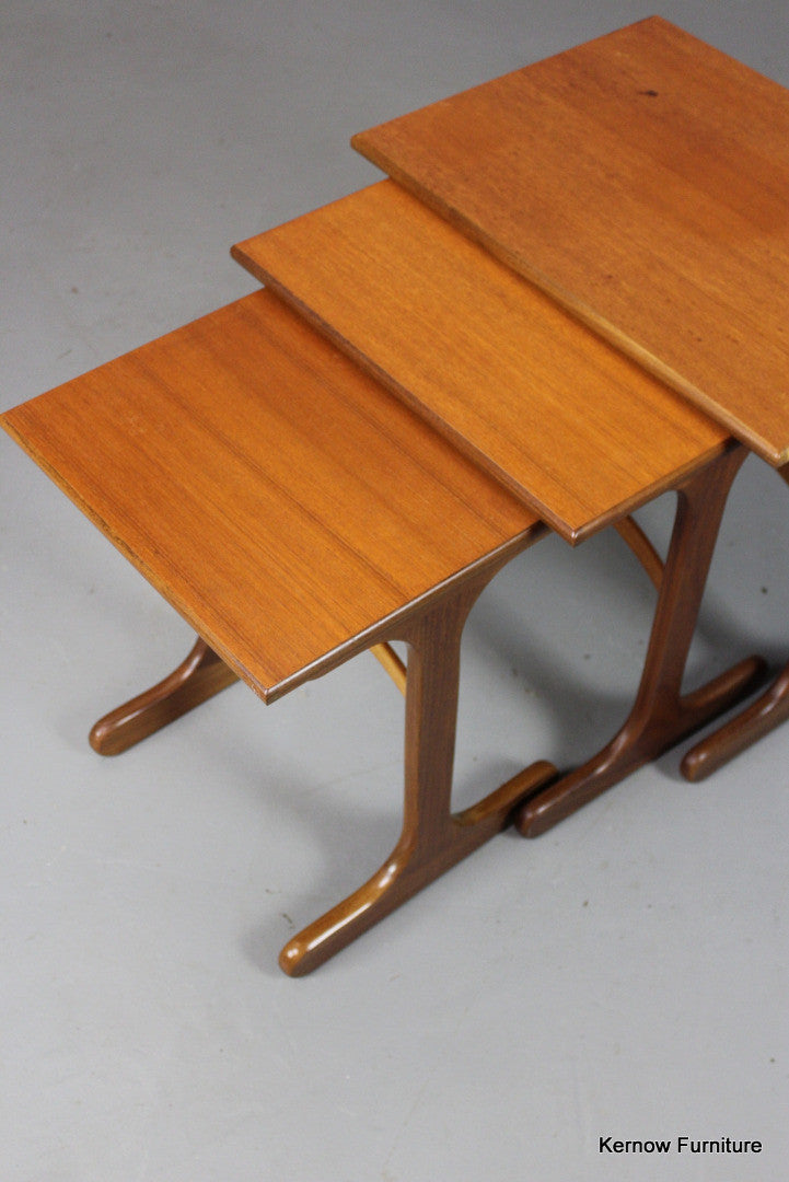 Retro G Plan Nest Tables - Kernow Furniture