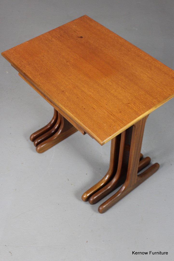 Retro G Plan Nest Tables - Kernow Furniture