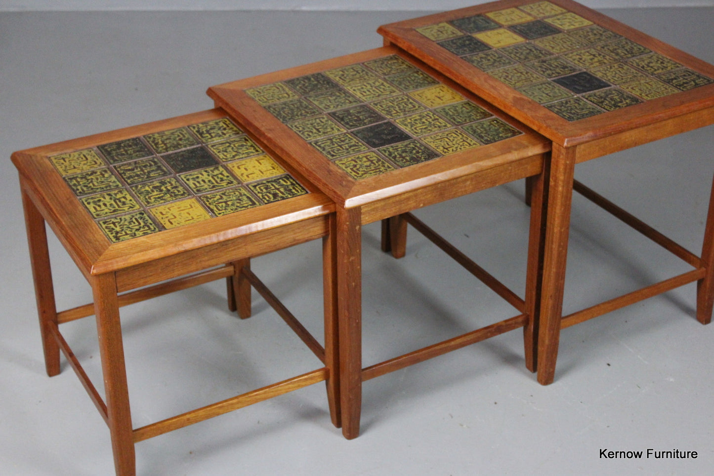 Retro Danish Nest Tables - Kernow Furniture