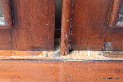 Victorian Glazed Mahogany Bookcase - Kernow Furniture