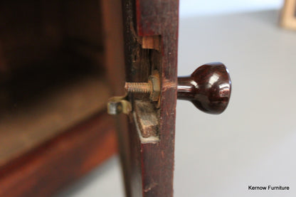 Victorian Glazed Mahogany Bookcase - Kernow Furniture