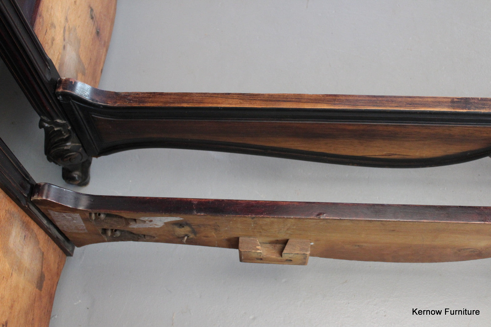 Pair Antique French Rosewood Beds - Kernow Furniture