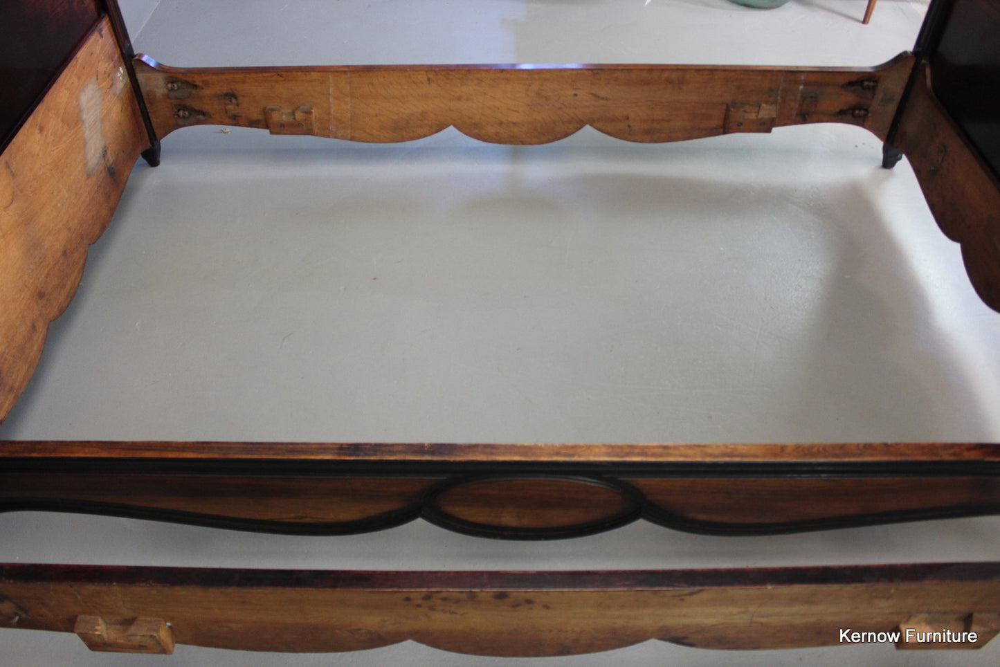 Pair Antique French Rosewood Beds - Kernow Furniture