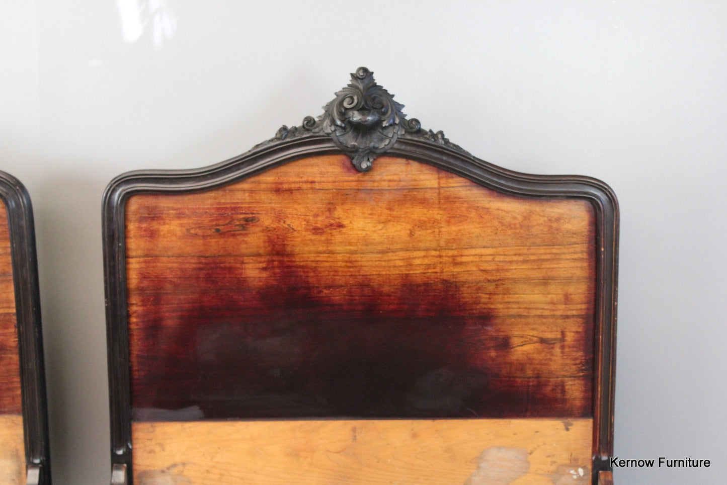 Pair Antique French Rosewood Beds - Kernow Furniture