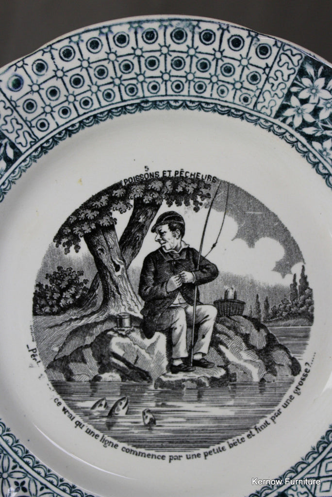 French Decorative Plate - Kernow Furniture