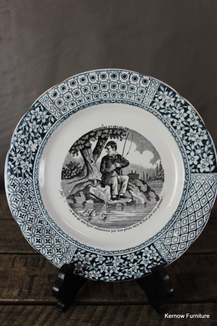 French Decorative Plate - Kernow Furniture